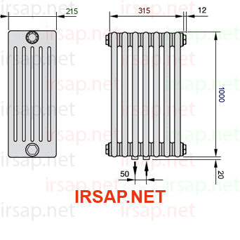 Радиатор IRSAP Tesi 61000/7 T50 CL 01